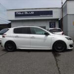 「プジョー308GTi250 PEUGEOT SPORT　ACコンプレッサー+ドライブシャフトブーツ+リアブレーキパッド交換です。」